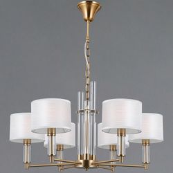 Подвесная люстра ILLUMICO GENOA IL0755-6PSQ-25 BRASS GENOA