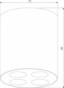 Накладной светильник Elektrostandard Points a067484