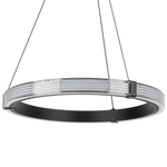 736267 Люстра ROTONDA 30W LED 1474LM 360G ЧЕРНЫЙ 3000K