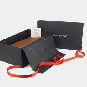 Несессер Trapèze из замши и кожи, теленка зеленого цвета