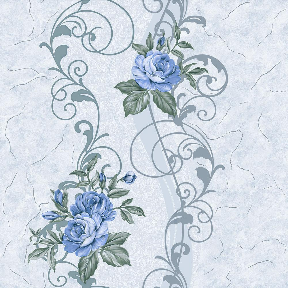 Обои в бобинах 0.53х200м Влада голубой