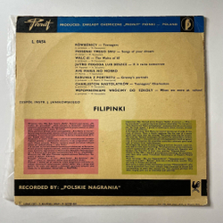 Винтажная виниловая пластинка LP Filipinki Piosenki Rowiesnikow (Польша 1965) 10 дюймов Pronit