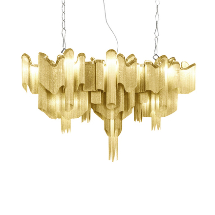 Pendant design lamp   Stream by Terzani Long (Gold)