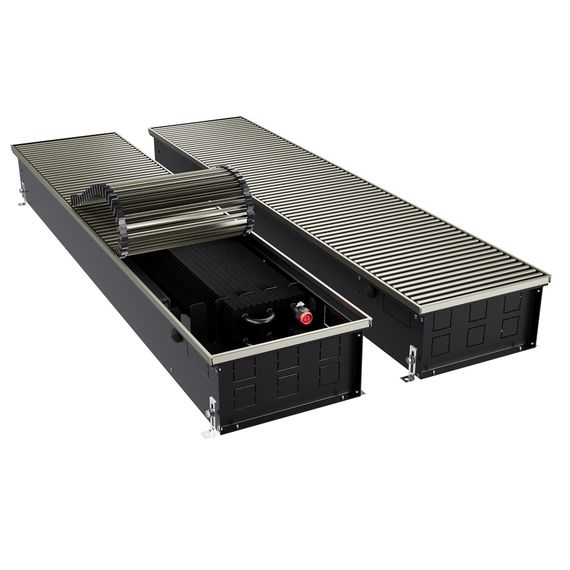 Конвектор внутрипольный Royal Thermo ATRIUM TURBO-150/300/2600-DG-U-LB