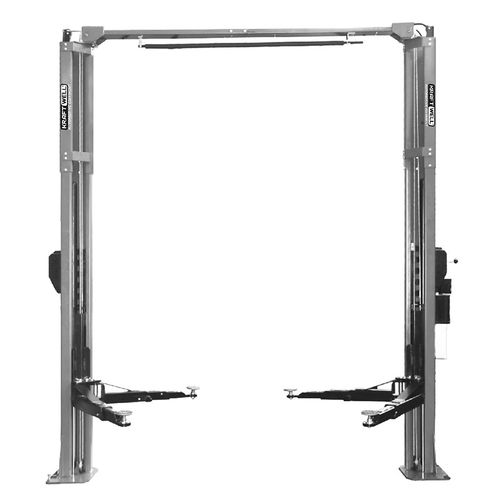 KraftWell (KRW4.2MA) Подъемник двухстоечный г/п 4200 кг электрогидравлический с развернутыми каретками