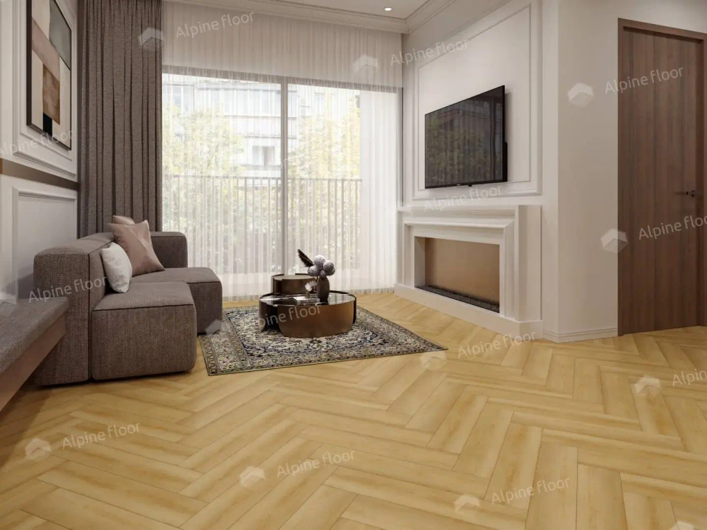 Каменно-полимерная плитка Alpine Floor Parquet Light Дуб Батейн ЕСО 13-29