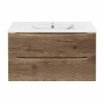 Тумба с раковиной Vincea Mia Slim 900 V.Oak