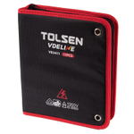TOLSEN (TTV83411) Набор инструментов диэлектрических, 11 предметов, в футляре на молнии