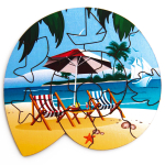 Пазл малый "Пляж" (в мешочке)