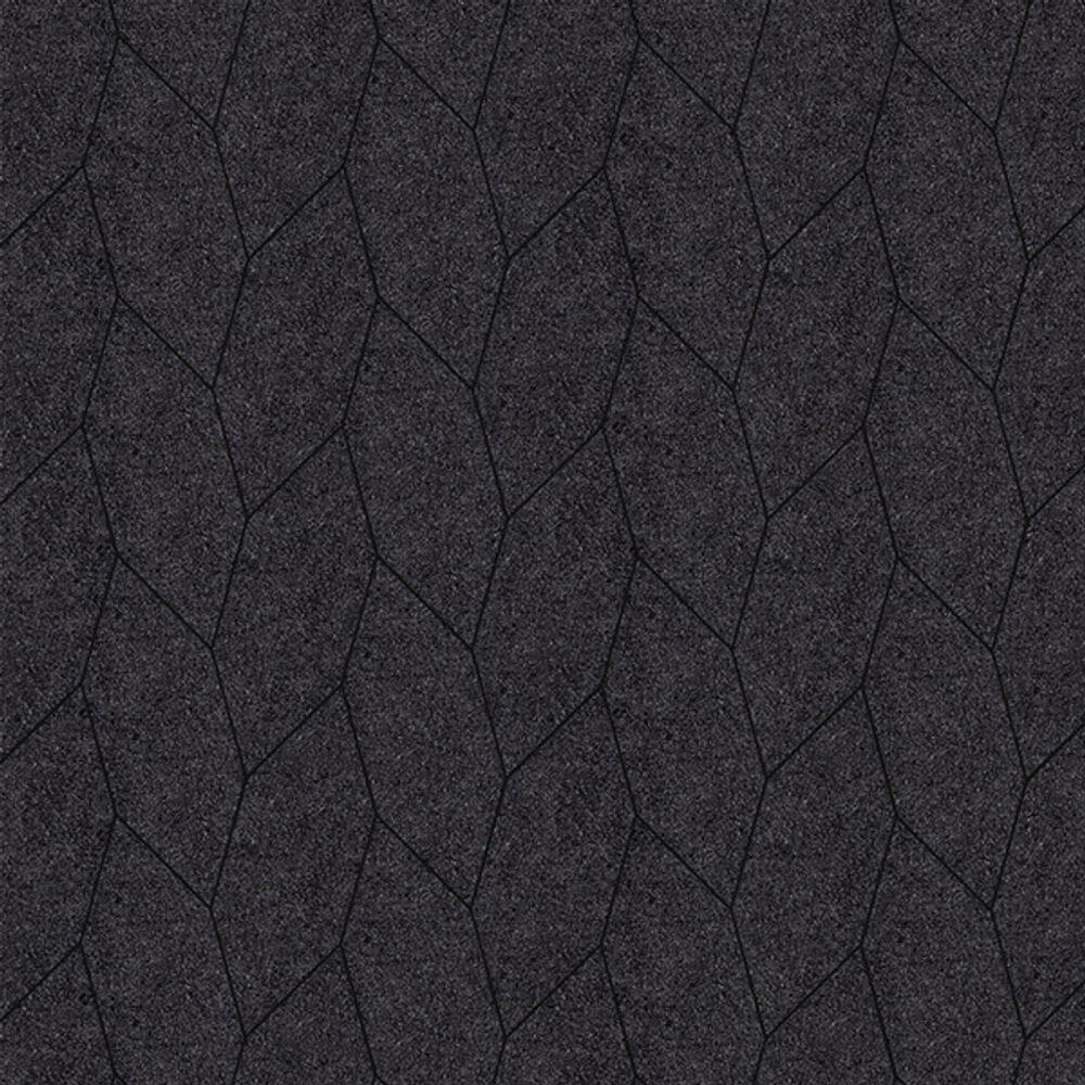 Тротуарная плитка СКОШЕННЫЙ ШЕСТИУГОЛЬНИК - Стоунмикс Черный