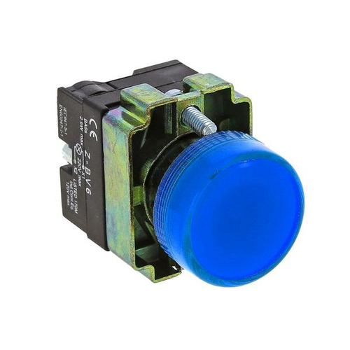 Лампа сигнальная BV66 синяя EKF (200.00 шт.)