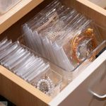 Пакеты из прозрачного ПВХ с застежкой для организации хранения украшений