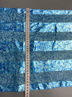 Шарф голубой