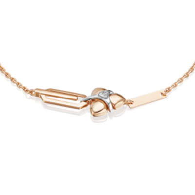 Браслет из комбинированного золота c бриллиантами Артикул: 05-0730-00-101-1111