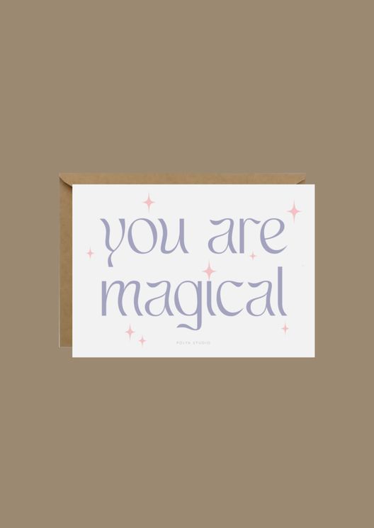 Открытка MAGICAL / Polya Studio