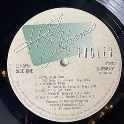 Винтажная виниловая пластинка LP Eagles Hotel California (Japan 1981) (Green Obi) ( Poster) New Kid In Town