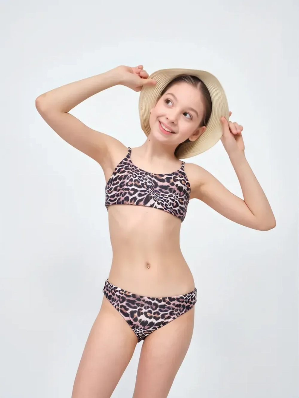 купальник раздельный с топом для бассейна