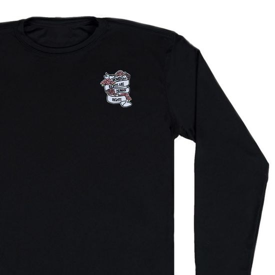 Нашивка термоаппликация на одежду и на рюкзак. Woman Rights. Femenism