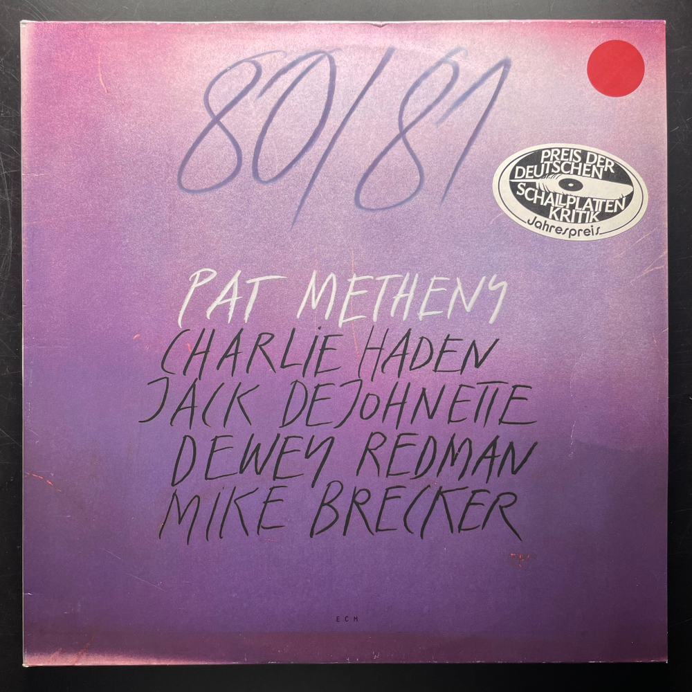 Pat Metheny, Charlie Haden, Jack DeJohnette, Dewey Redman, Mike Brecker ‎– 80/81 2LP (Германия 1981г.) ECM