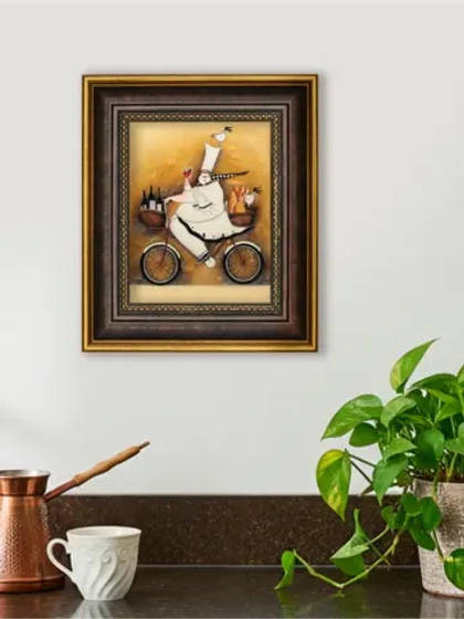 Картина настенная интерьерная в багетной раме 18*21 см