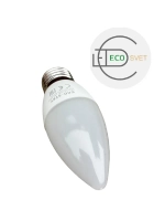Светодиодная LED Лампа С37 Е27 6W нейтр. 3шт