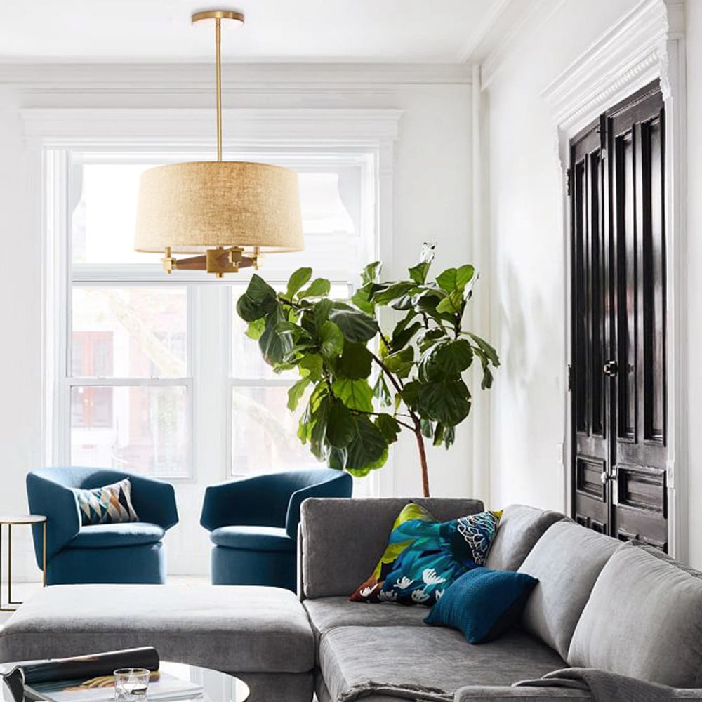 Люстра На Штанге Jorgenson Beige By Imperiumloft