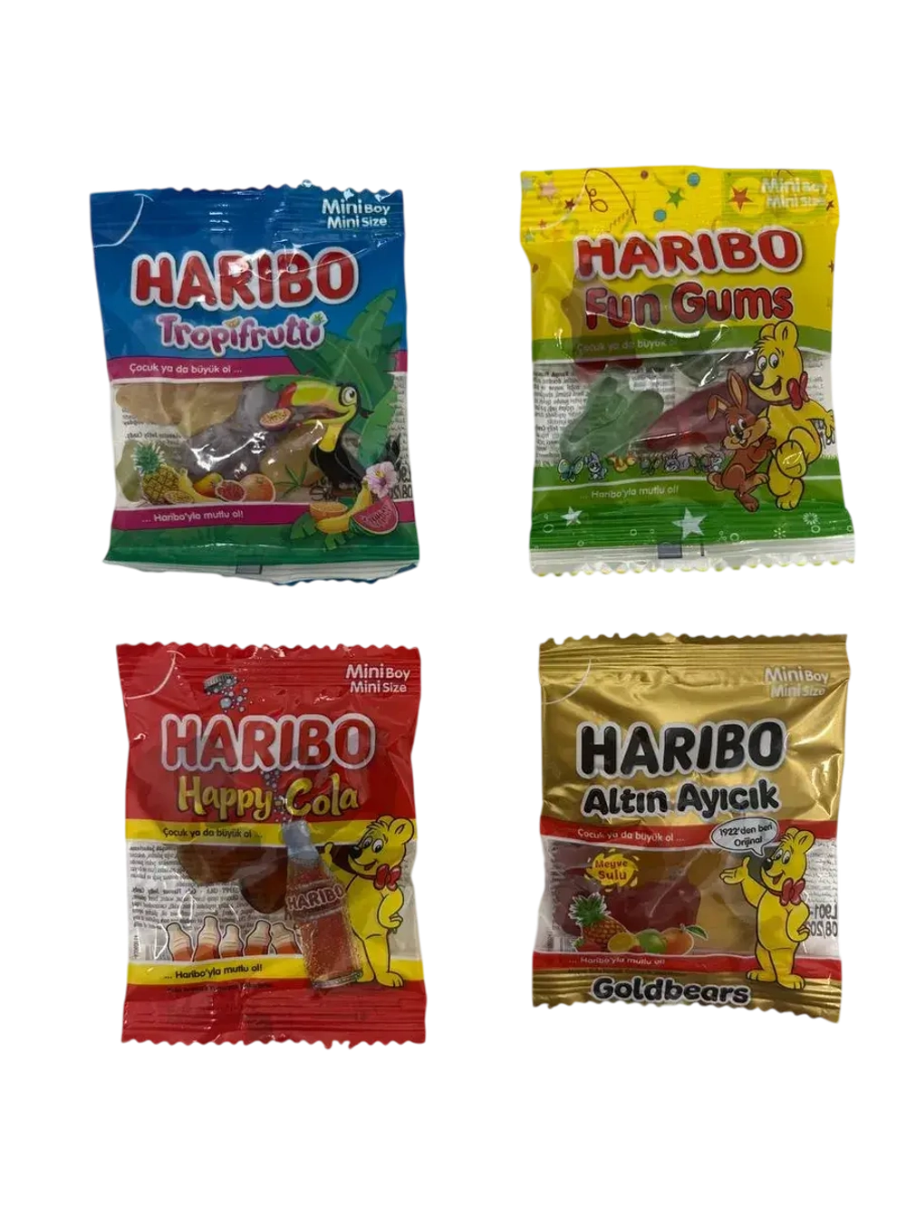 Набор мармелада Харибо minis 1 кг 100 пакетиков