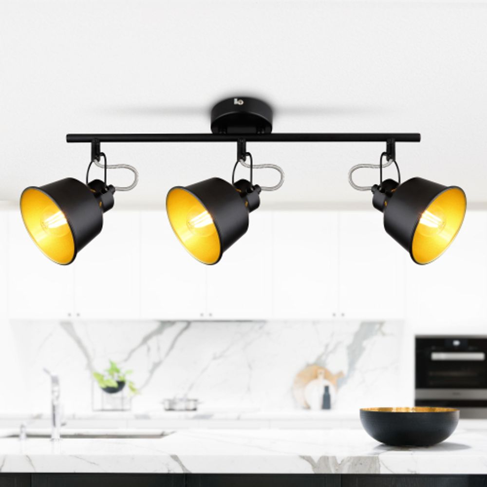 Светильник настенно-потолочный спот Rivoli Evelyn 7064-703 3 х Е14 40 Вт поворотный | Rivoli