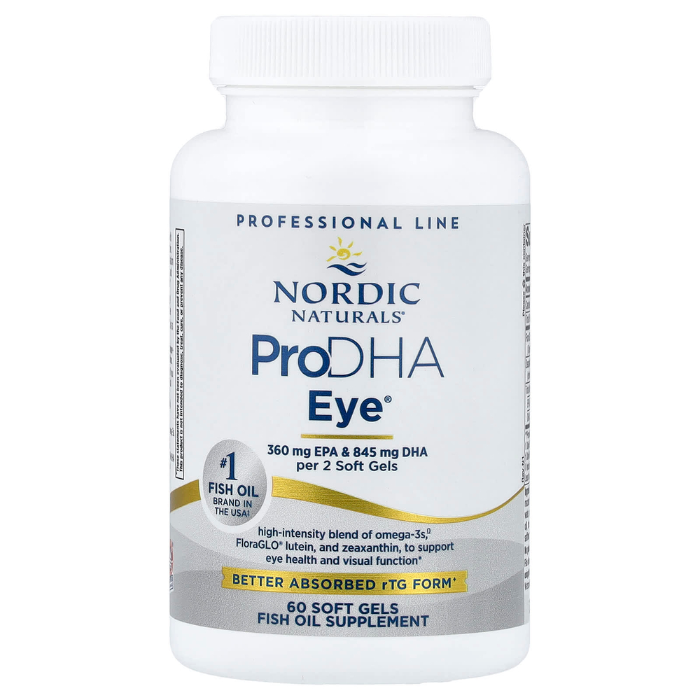Nordic Naturals, ProDHA Eye®, 60 капсул