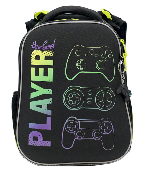 Ранец анатомический ПандаРог Геймер 38х29х16 см, 2 отделения, 2 кармана, система регулировки