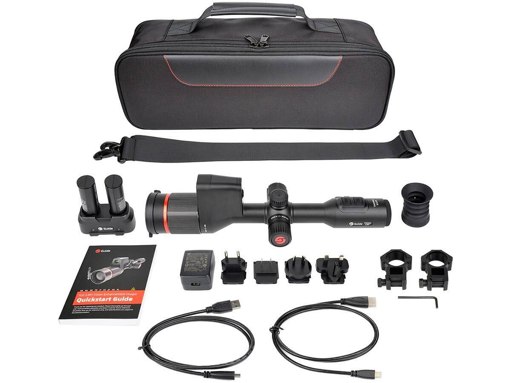 Прицел тепловизионный Guide TU451 LRF 3,78x-15,12x, 400x300, D50мм