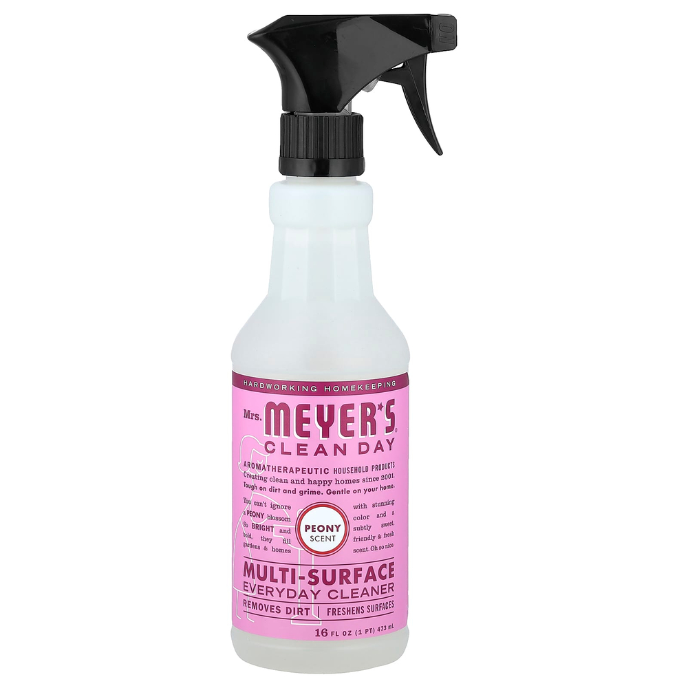 Mrs. Meyers Clean Day, Универсальное средство для ежедневного очищения, пион, 473 мл (16 жидк. Унций)