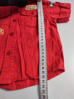 Рубашка Early Days яркая на 6-12 месяцев