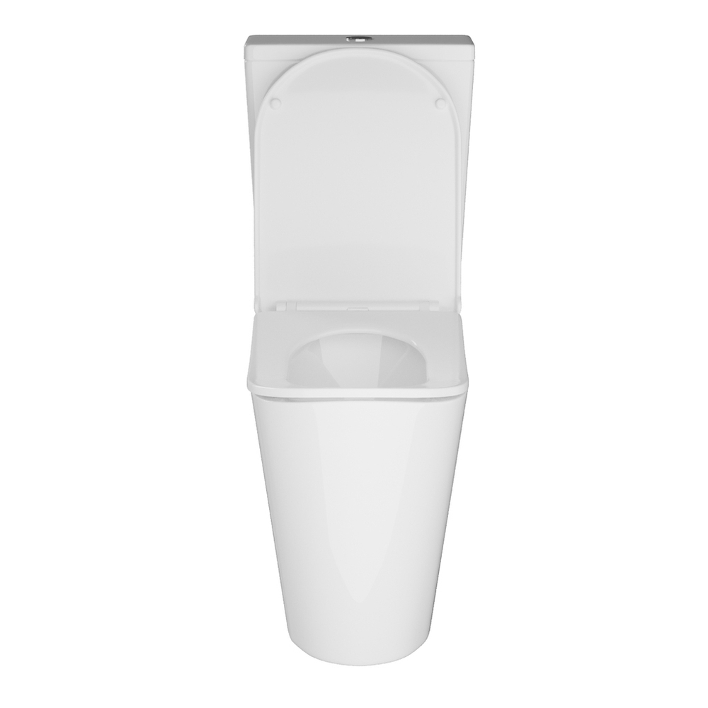 Унитаз-компакт анатомический WAVE SILUET Tornado3.0 гор,ниж,2-кн.арм,дюро,м/л,быстр,БЕЛЫЙ глянец