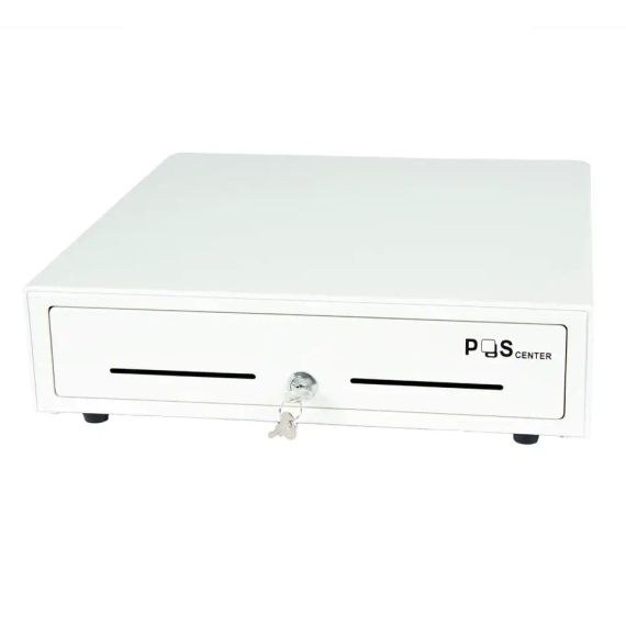 Денежный ящик POScenter 16K5 410x420x100 распайка для &quot;Epson/АТОЛ, без датчика открытой крышки&quot;, белый