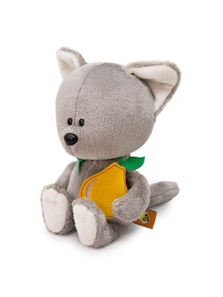 Мягкая игрушка Волчонок Вока с грушей 15см