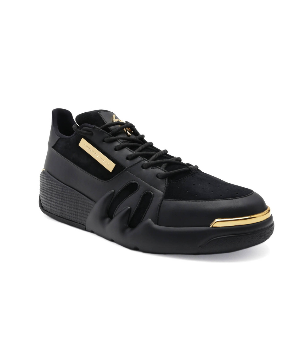 кожаные кроссовки talon Giuseppe Zanotti - черный(RM10042)