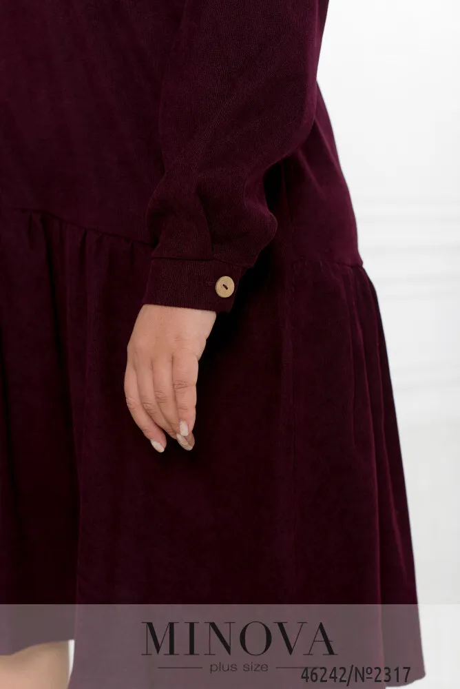 Платье 2317-бордо Minova