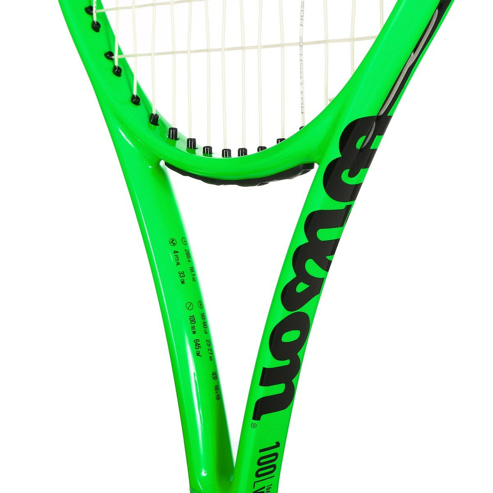 Ракетка для тенниса Профессиональные WILSON BLADE 100L BRIGHT NEON GREEN V8 285