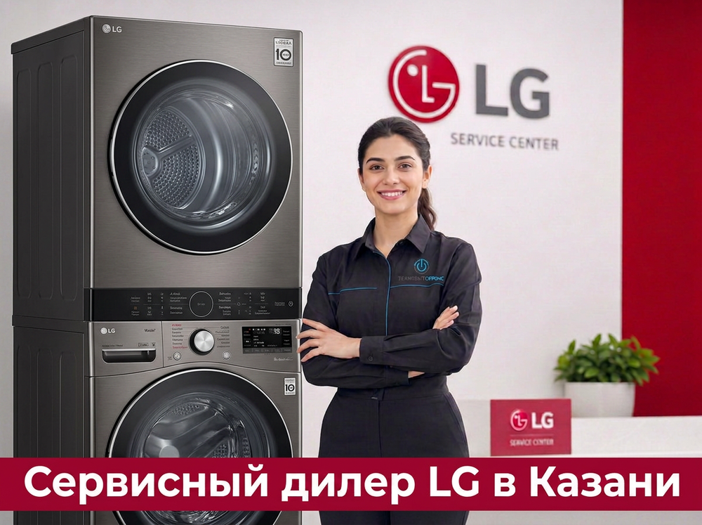 Ремонт сушильной машины LG в Казани