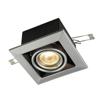Встраиваемый светильник Maytoni DL008-2-01-S серый Metal Downlight