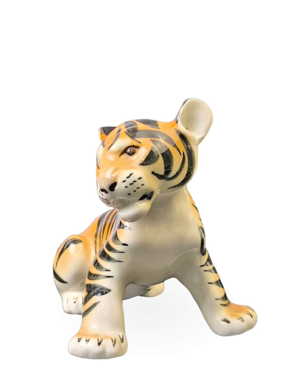 Фарфоровая статуэтка "Тигренок" ЛФЗ