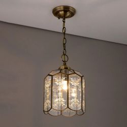 Citilux Витра-2 CL442210 Подвесной светильник витражный Бронза