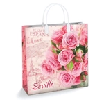 Пакет подарочный 30+10см Из мягкого пластика(Севилья) Интерпак (х1)