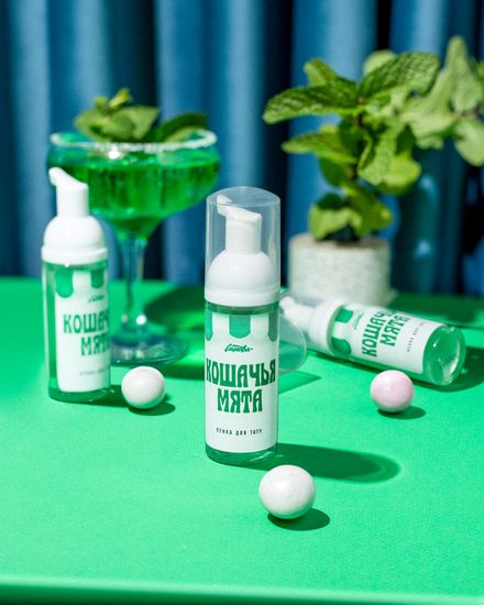 Пенка для тату и пм "Кошачья мята" (Синева)