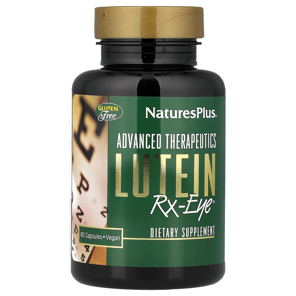 NaturesPlus, Advanced Therapeutics, RX-Eye®, лютеин, 60 капсул