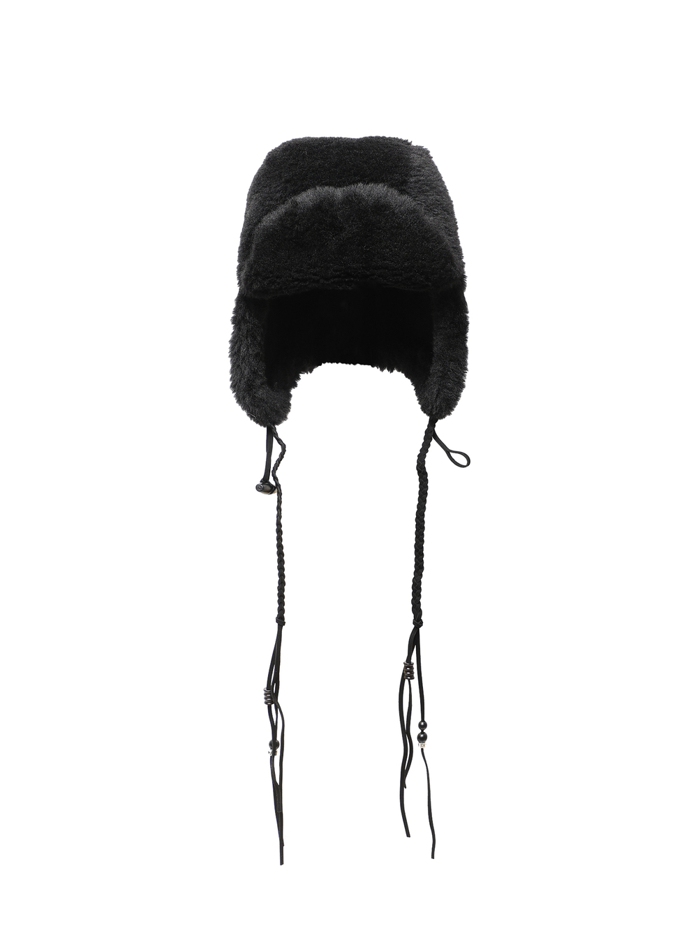 Шапка Braided Shearling Trapper