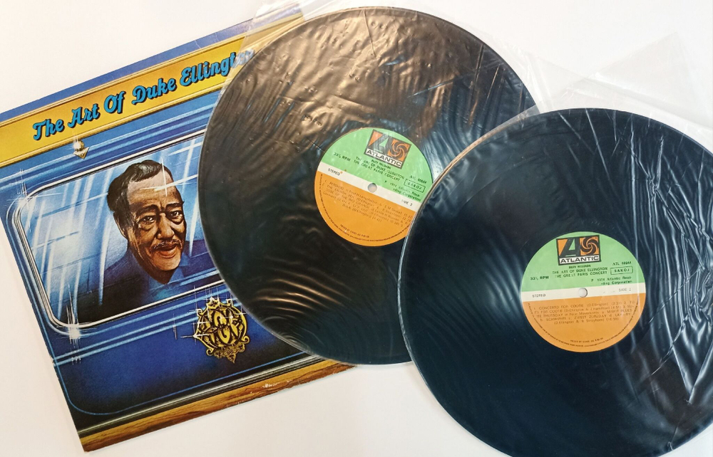 Винтажная виниловая пластинка LP Duke Ellington The Art Of Duke Ellington The Great Paris Concert 2LP (Югославия 1978)