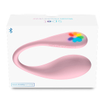 Розовое интерактивное виброяйцо Kiiroo Spot