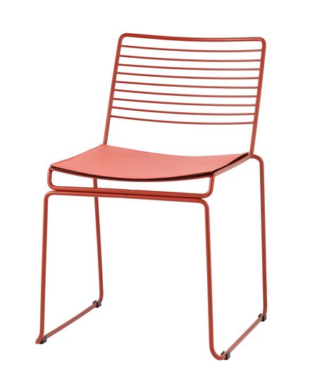 Стул обеденный Hero бордовый с подушкой